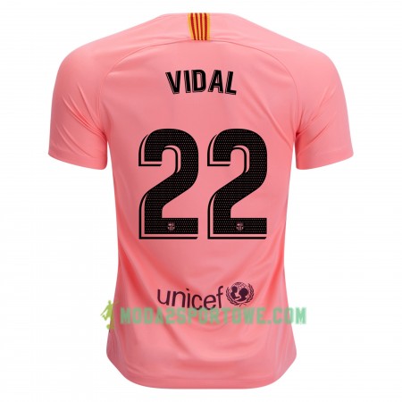 Koszulka FC Barcelona Arturo Vidal 22 Trzeci Stroje Piłkarskie 2018/19 Krótki Rękaw